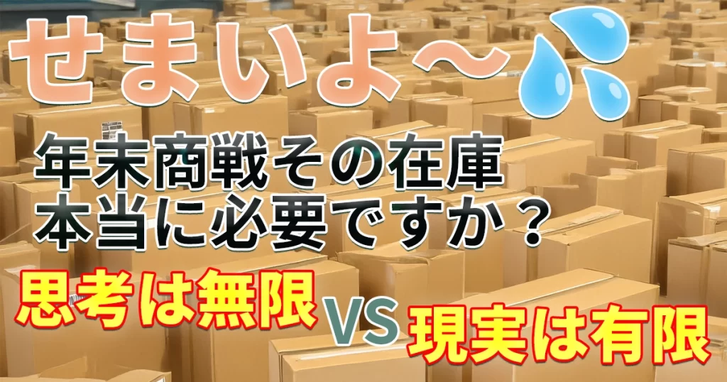 【年末の発注📲】ホントに、それで大丈夫😥？小売業出身・行政書士📛が思う「年末の発注📲」とは？